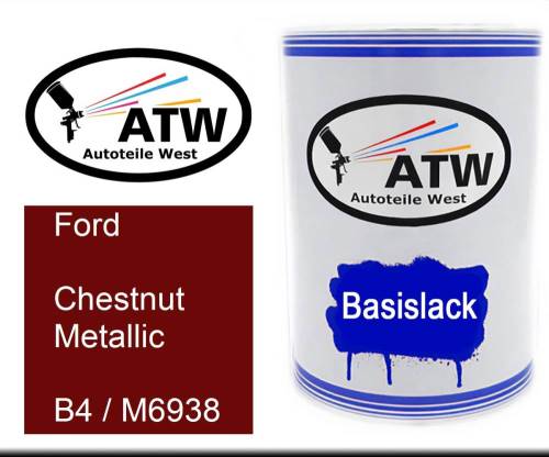 Ford, Chestnut Metallic, B4 / M6938: 500ml Lackdose, von ATW Autoteile West.